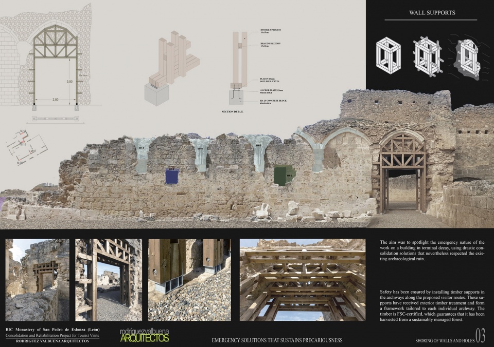bic monastery of san pedro de eslonza by rodriguez valbuena arquitectos