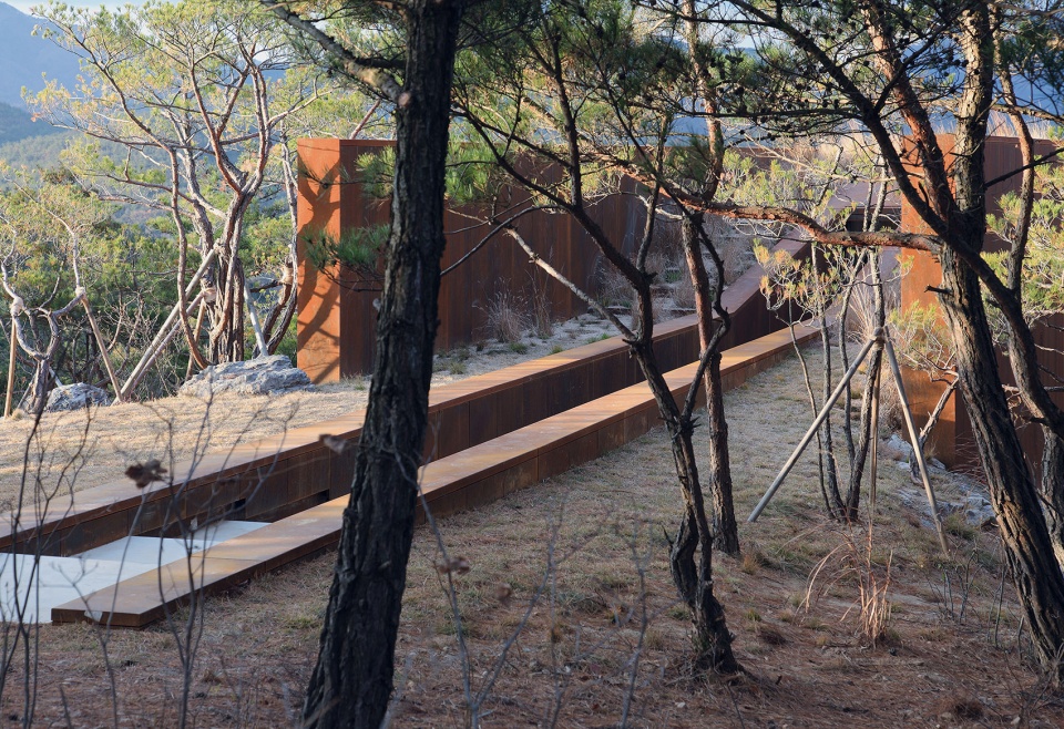 bugye arboretum sayuwon hyunam by iroje architects planners