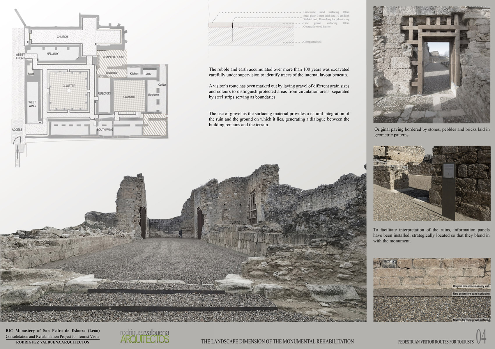 bic monastery of san pedro de eslonza by rodriguez valbuena arquitectos