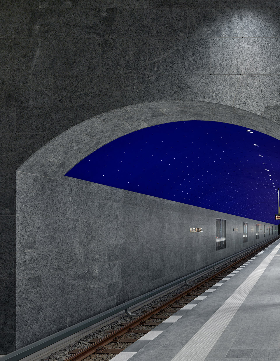 U BAHNHOF MUSEUMSINSEL BERLIN by Max Dudler
