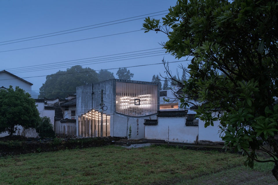 bridge gallery shanghai joint publishing company bookstore at taoyuan huangshan by atelier lai