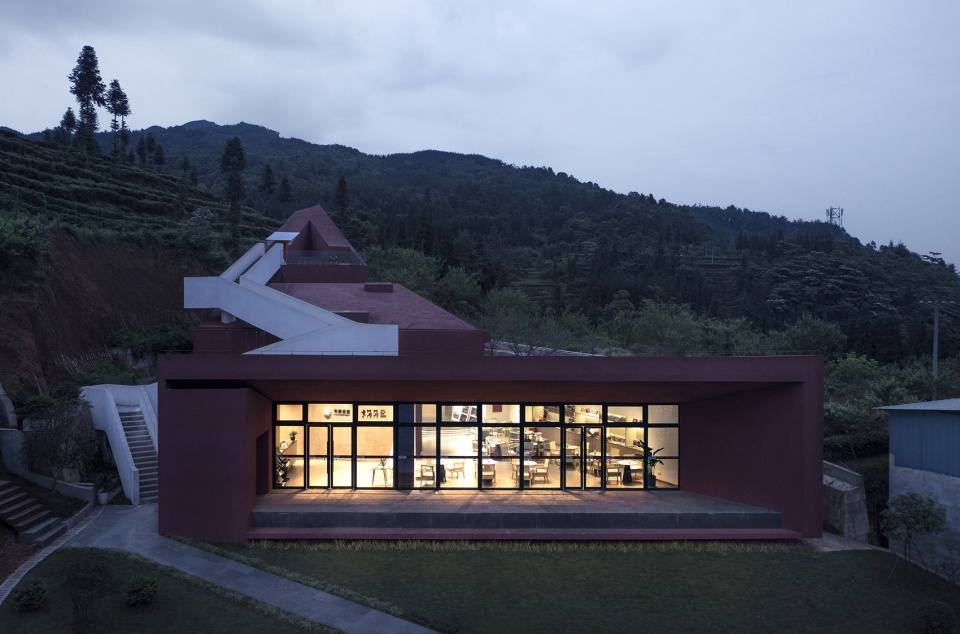 the church in the valley mabian visitor center china by wearch