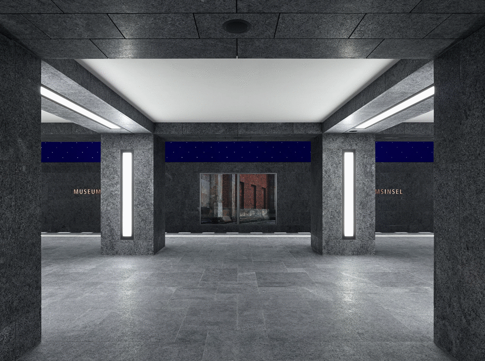 U BAHNHOF MUSEUMSINSEL BERLIN by Max Dudler