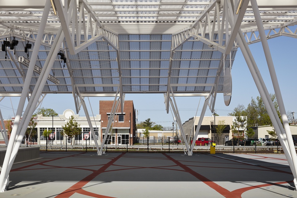 railyard park by ross barney architects