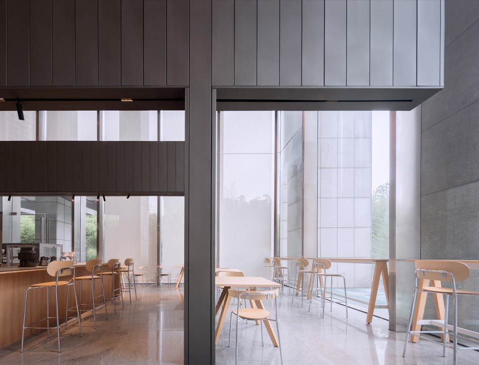 Huangpu Center Office Lobby China by atelier mearc