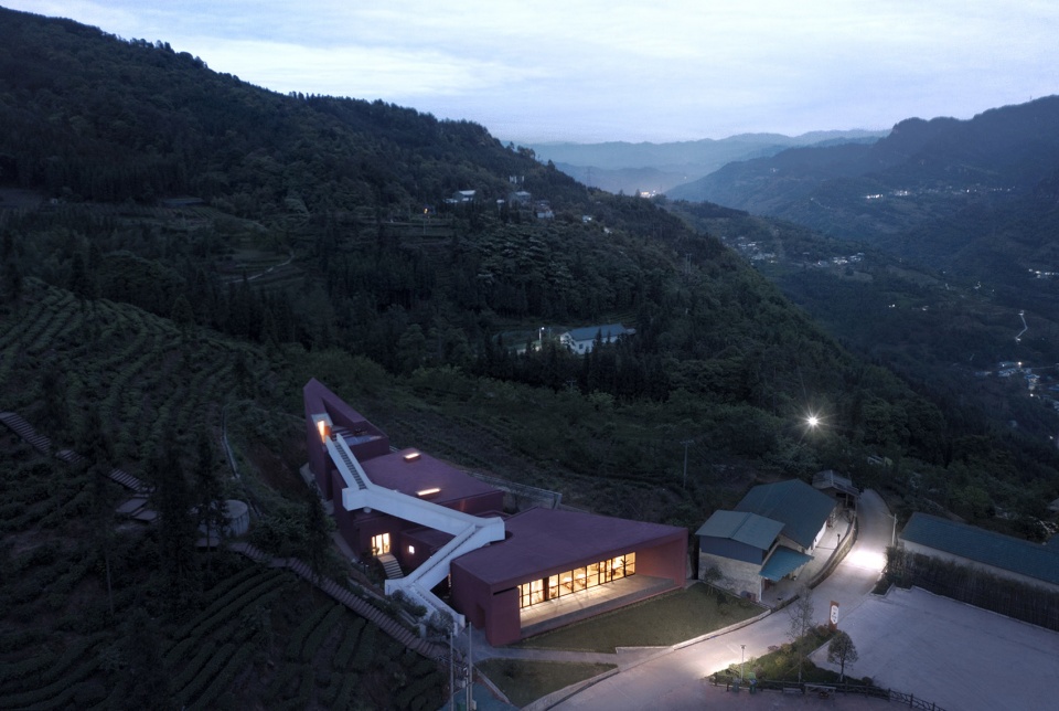 the church in the valley mabian visitor center china by wearch