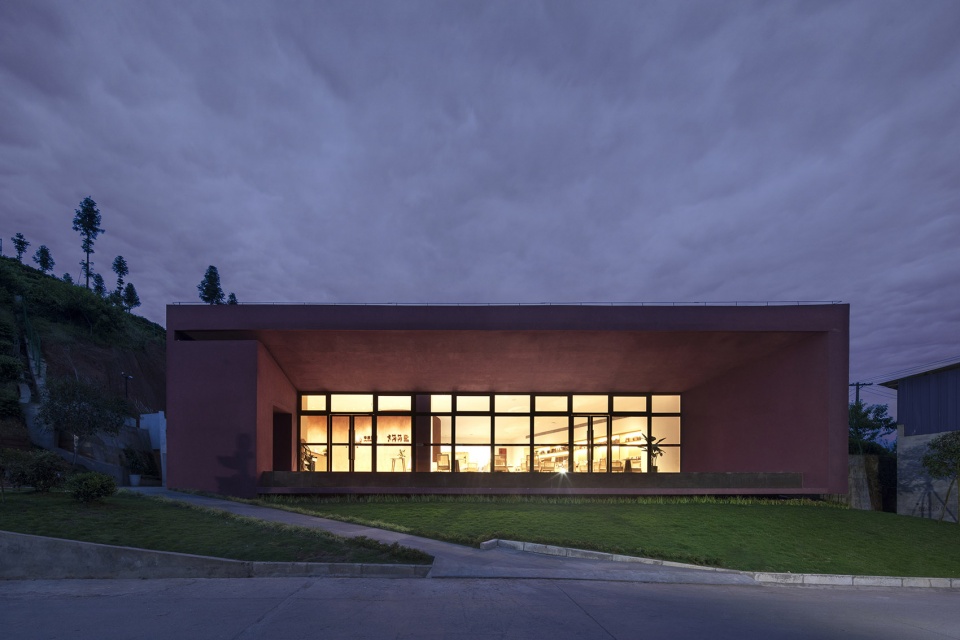 the church in the valley mabian visitor center china by wearch