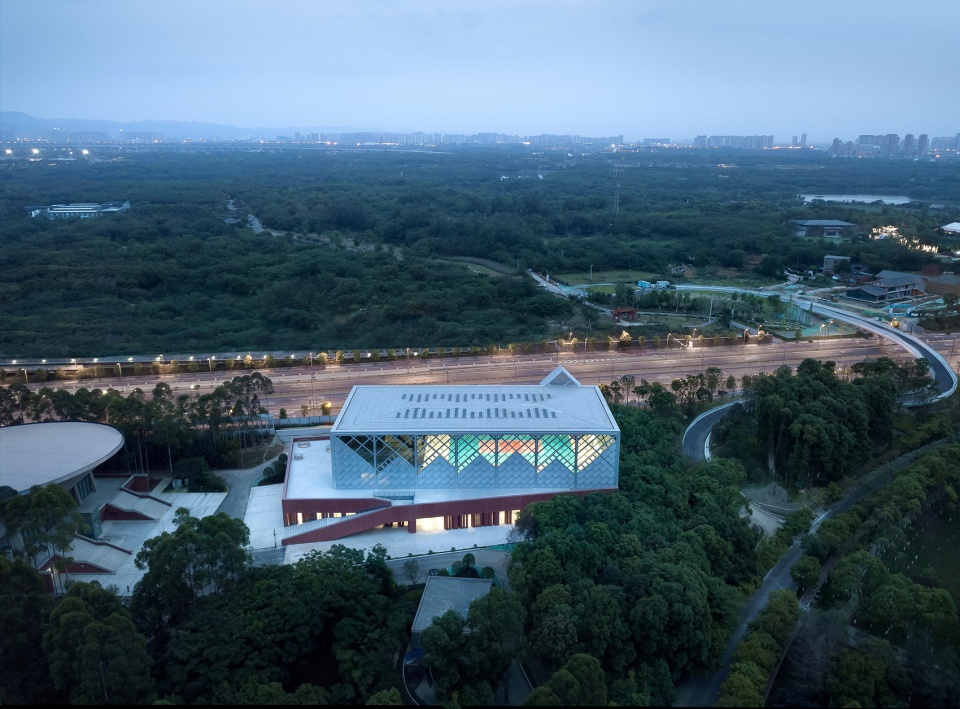 Volleyball gymnasium of Chengdu University China Southwest Architectural Design and Research Institute