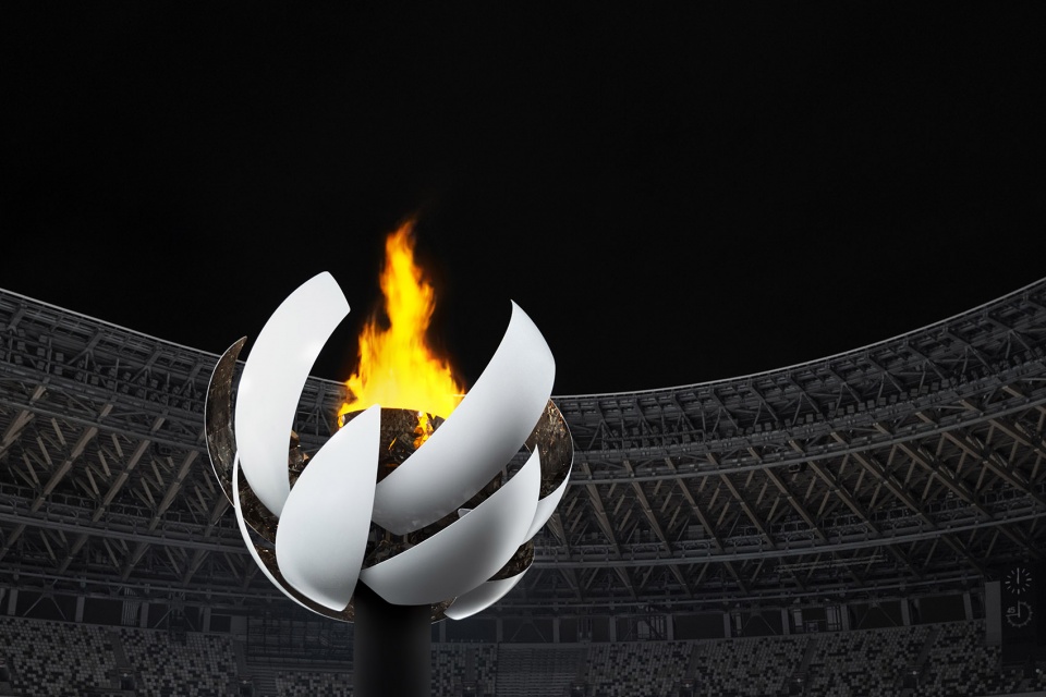 Tokyo2020 Olympic Cauldron by nendo