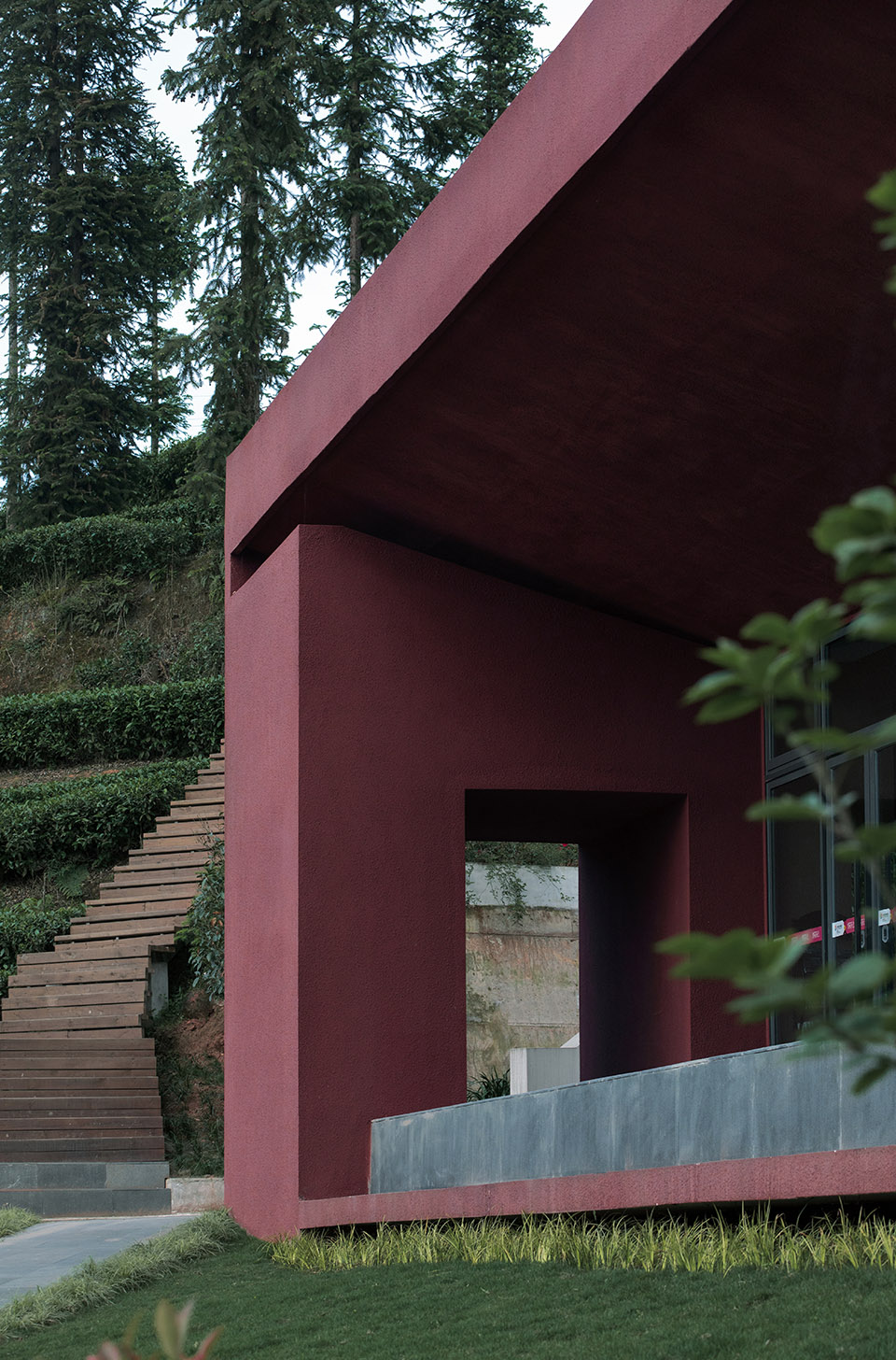 the church in the valley mabian visitor center china by wearch