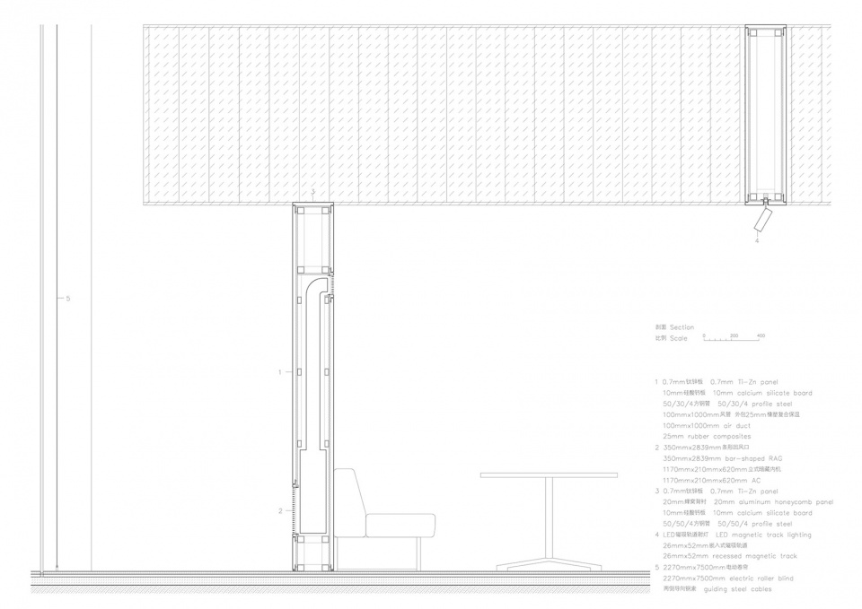 Huangpu Center Office Lobby China by atelier mearc