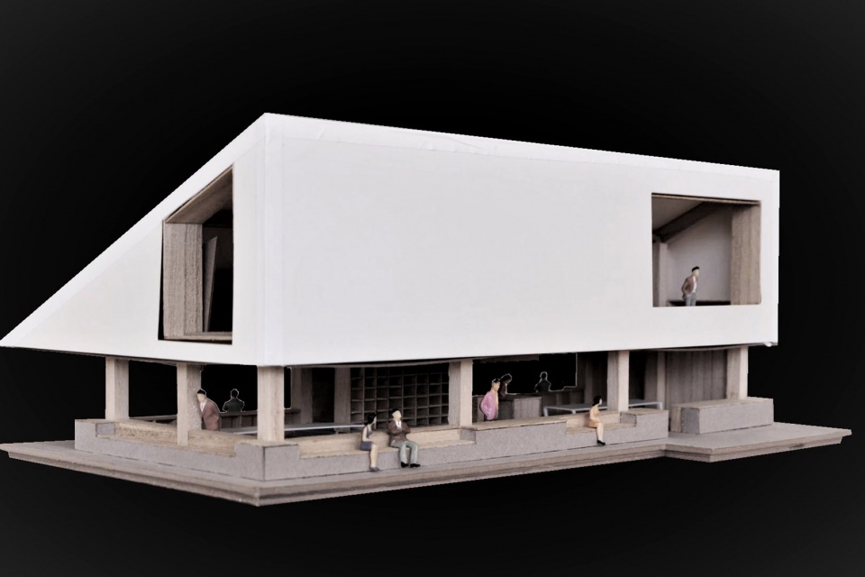 Xi an Gaoxin No 6 High School Library by Wall Architects of XAUAT
