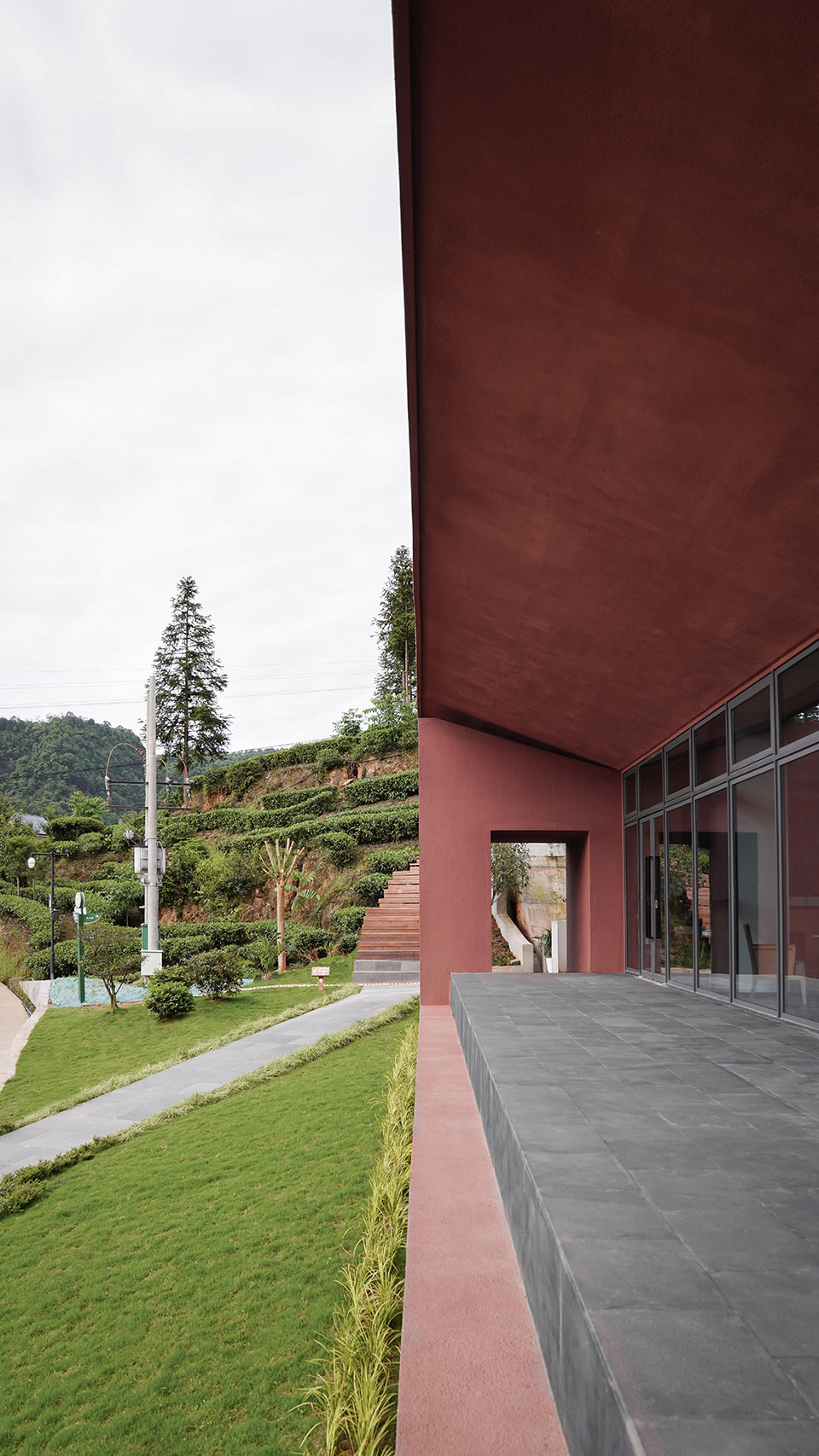 the church in the valley mabian visitor center china by wearch