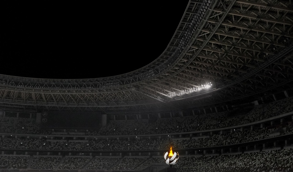 Tokyo2020 Olympic Cauldron by nendo