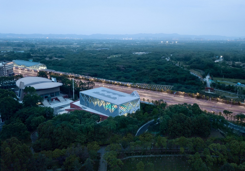 Volleyball gymnasium of Chengdu University China Southwest Architectural Design and Research Institute