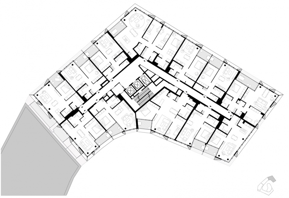 336 BEL MAIN RESIDENCES VIENNA by Delugan Meissl Associated Architects