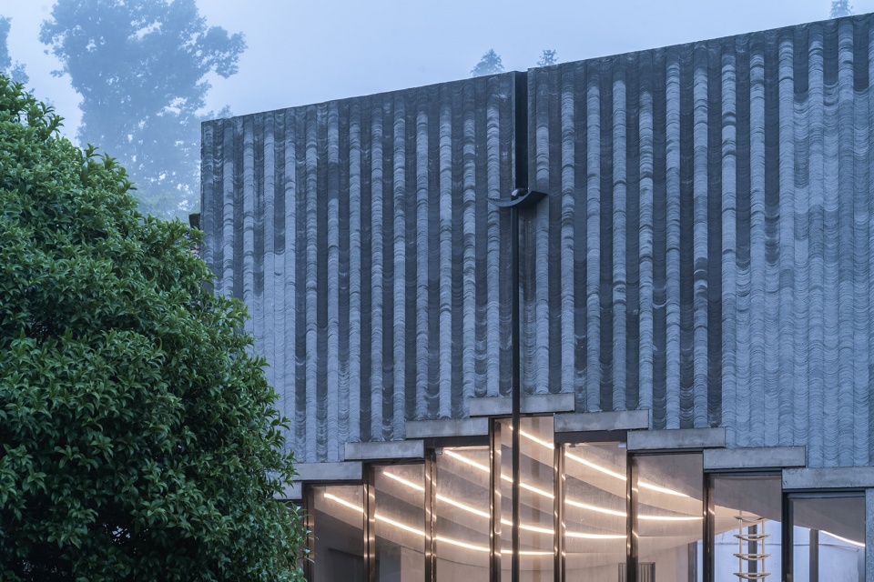 bridge gallery shanghai joint publishing company bookstore at taoyuan huangshan by atelier lai