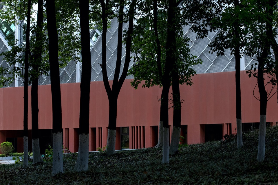 Volleyball gymnasium of Chengdu University China Southwest Architectural Design and Research Institute
