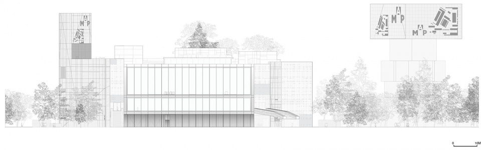 museum of art pudong map by ateliers jean nouvel