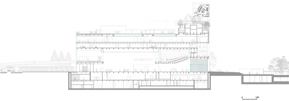museum of art pudong map by ateliers jean nouvel