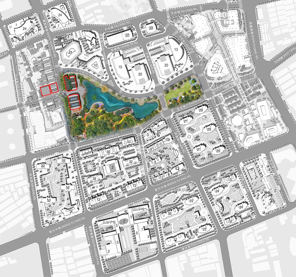 Taipingqiao Park China by DLC