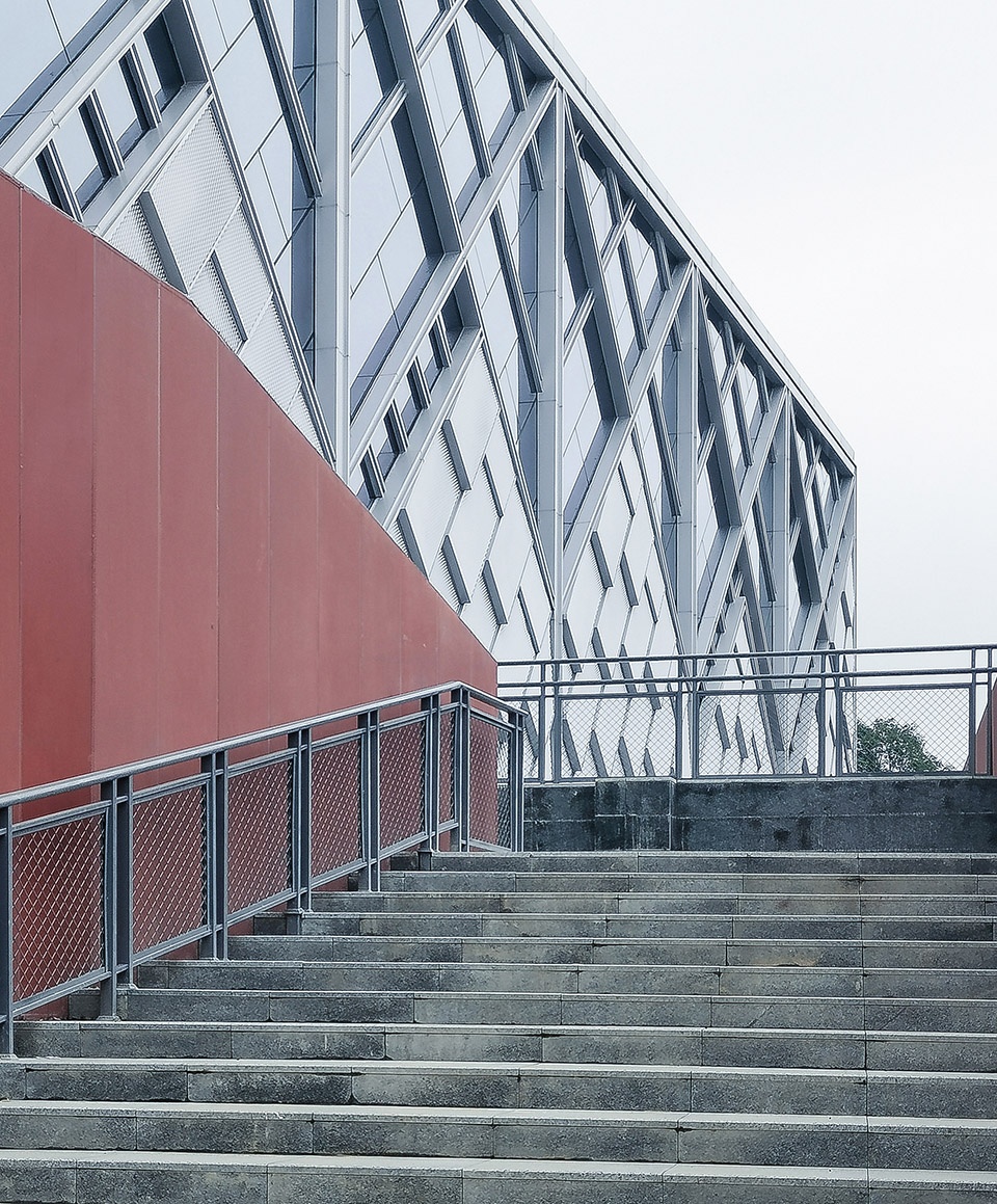 Volleyball gymnasium of Chengdu University China Southwest Architectural Design and Research Institute