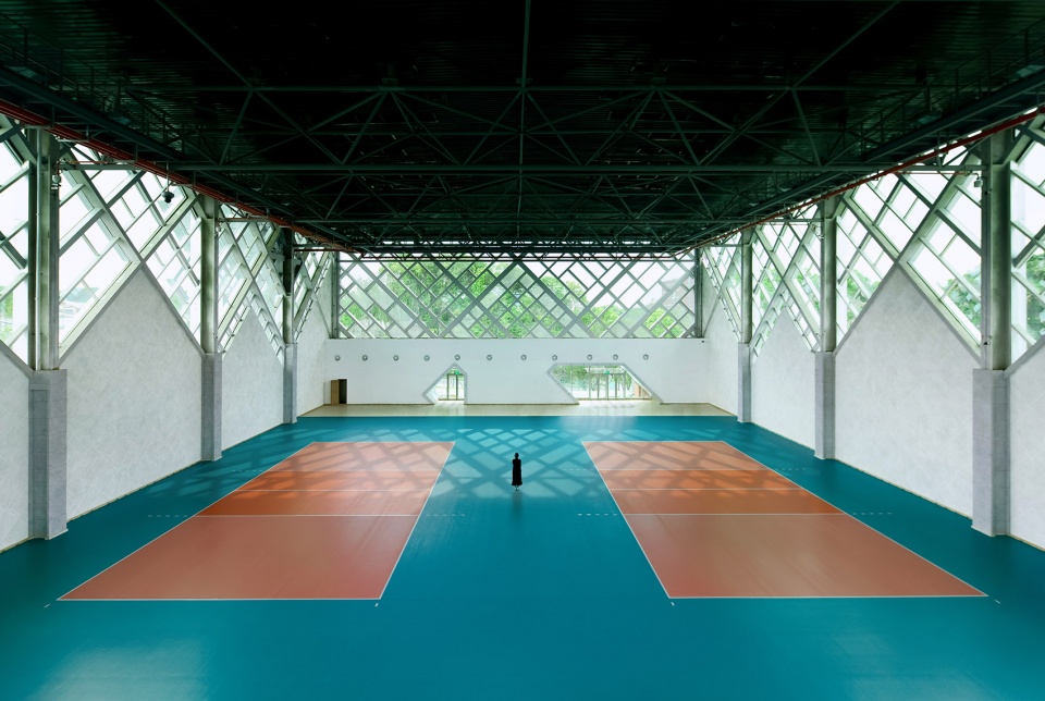 Volleyball gymnasium of Chengdu University China Southwest Architectural Design and Research Institute