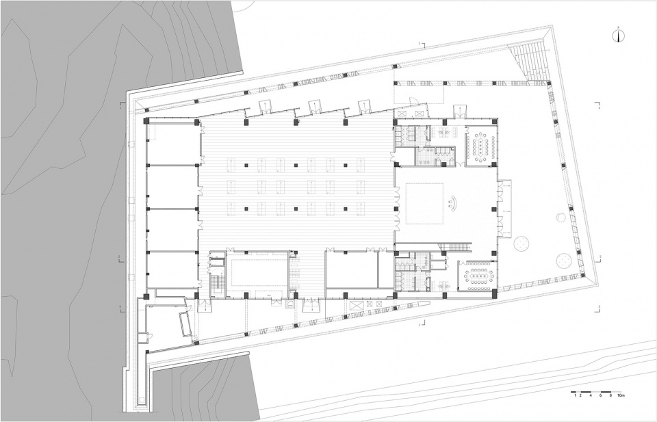 Volleyball gymnasium of Chengdu University China Southwest Architectural Design and Research Institute