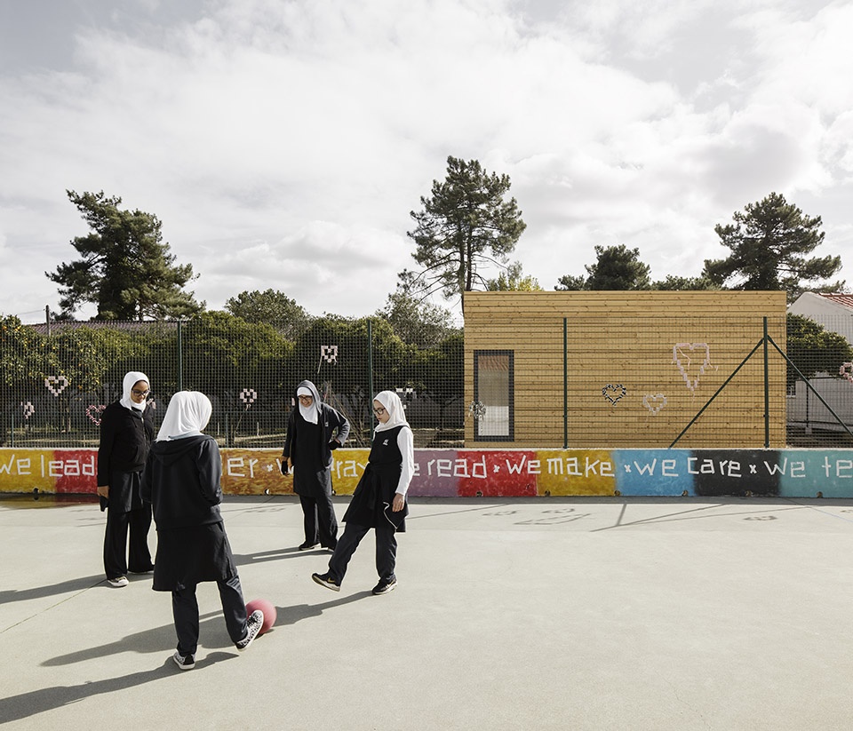 study rooms of the international school of palmela portugal by estudio amatam