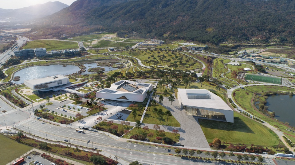 winners of the competition for the chungnam art museum in south korea unstudio da group