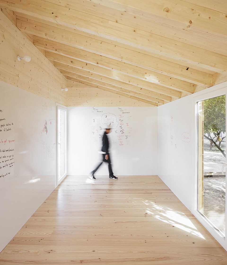 study rooms of the international school of palmela portugal by estudio amatam