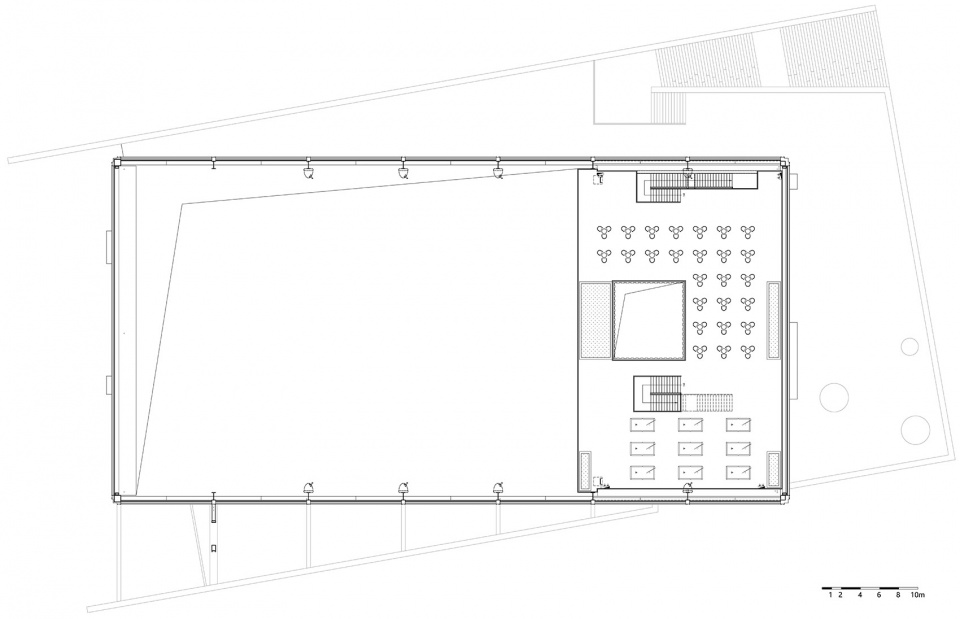 Volleyball gymnasium of Chengdu University China Southwest Architectural Design and Research Institute