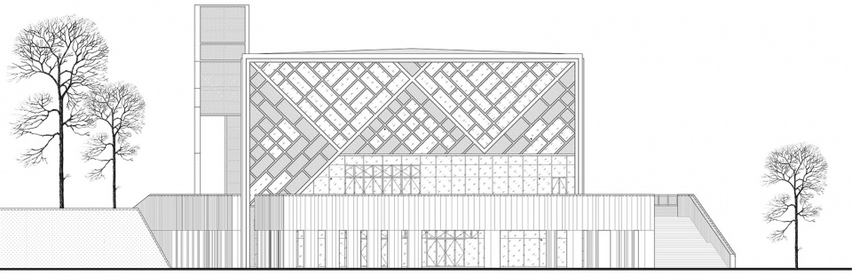 Volleyball gymnasium of Chengdu University China Southwest Architectural Design and Research Institute