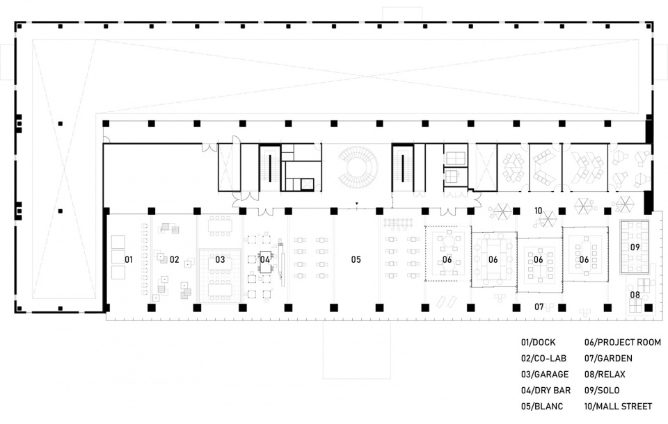design of the innovation center in the new experiment building at ihis yokohama office by nikken sekkei