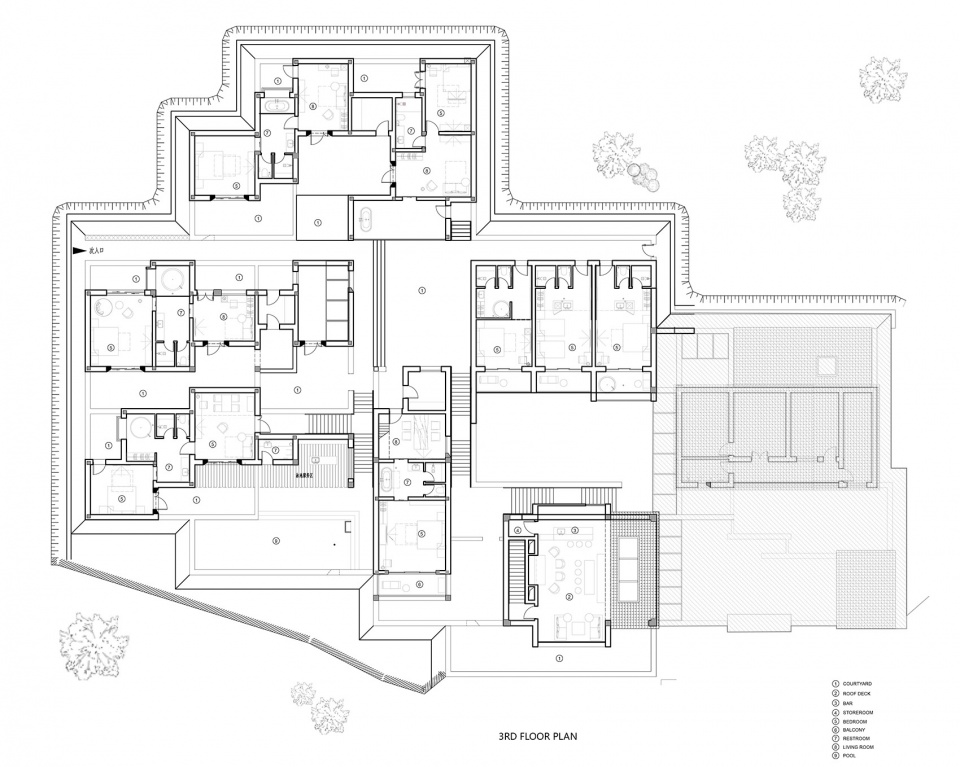 Cloudy Courtyard China by One Take Architects