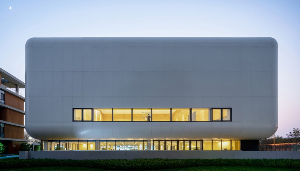 Shanghai Qingpu Pinghe Sports Center China by OPEN Architecture