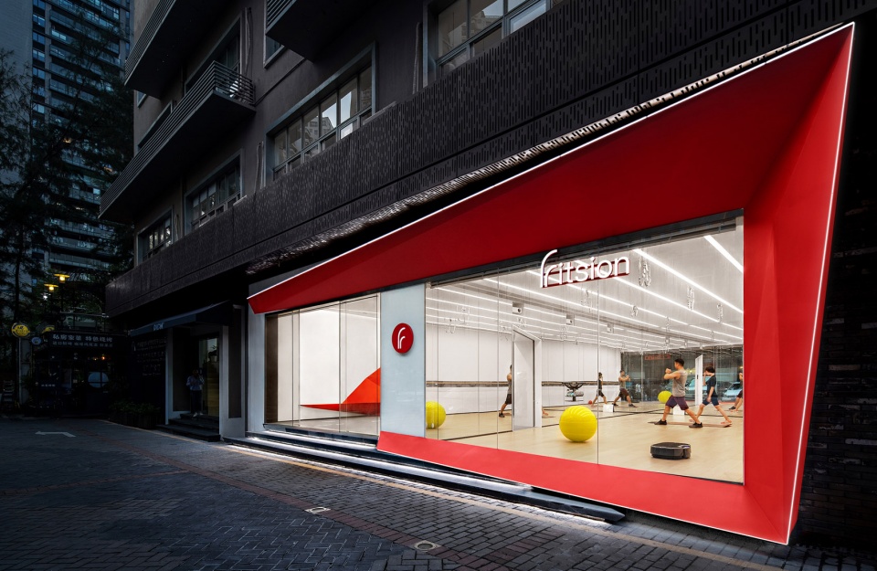 fitsion fitness experience center china by deep concept
