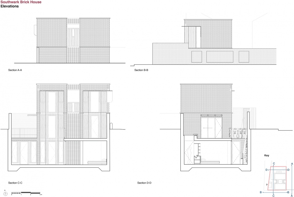 southwark brick house by satish jassal architects