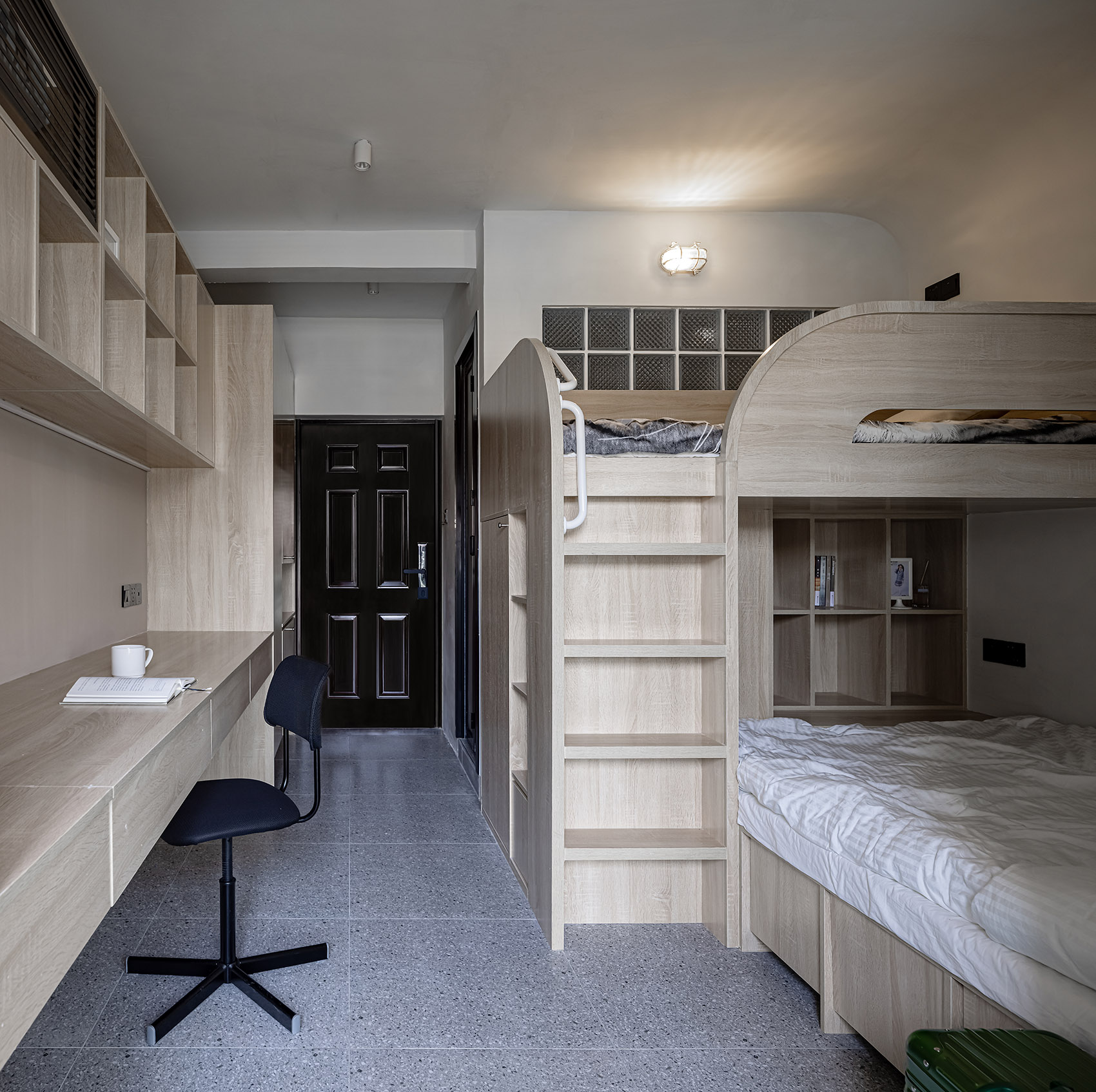 Interior design of a 24 square meters apartment by Wusuo design