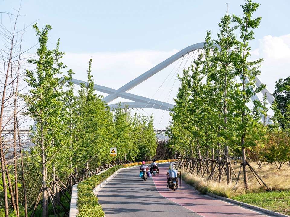 Nanjing Qinhuai Bay Bridge China by AND Office NAN Architects