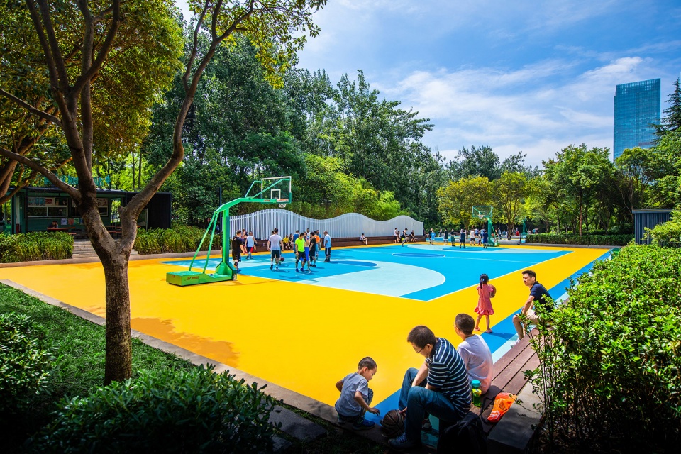 xian city sports park landscape improvement project by china northwest architecture design and research institute