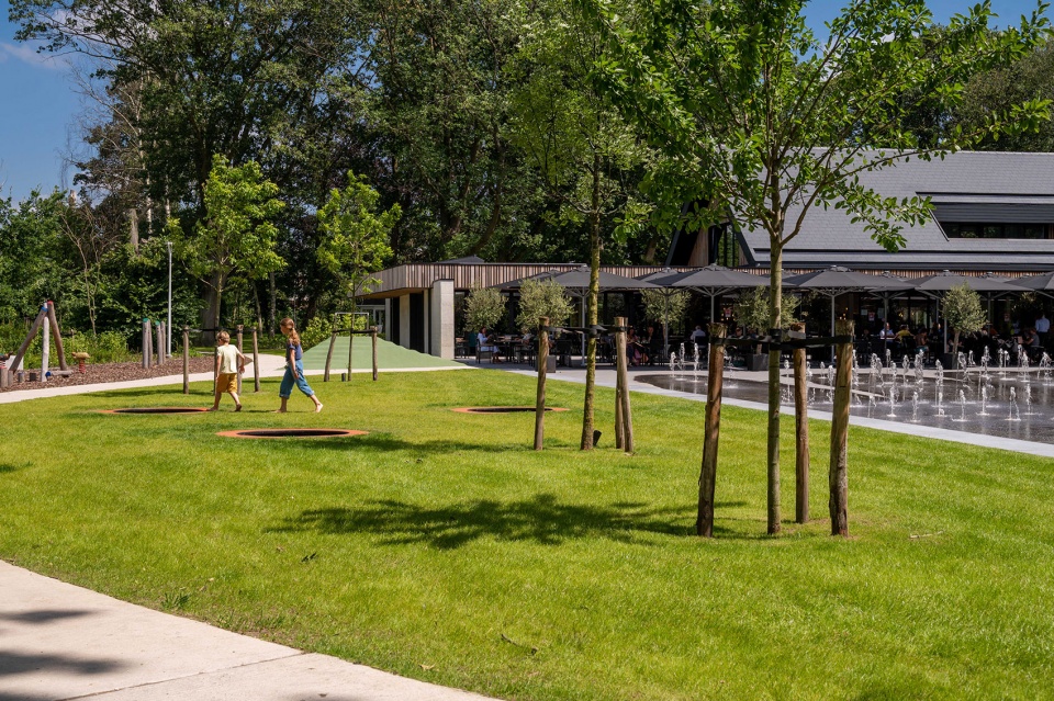 Park Zomerhuis Stekene Belgium by OMGEVING