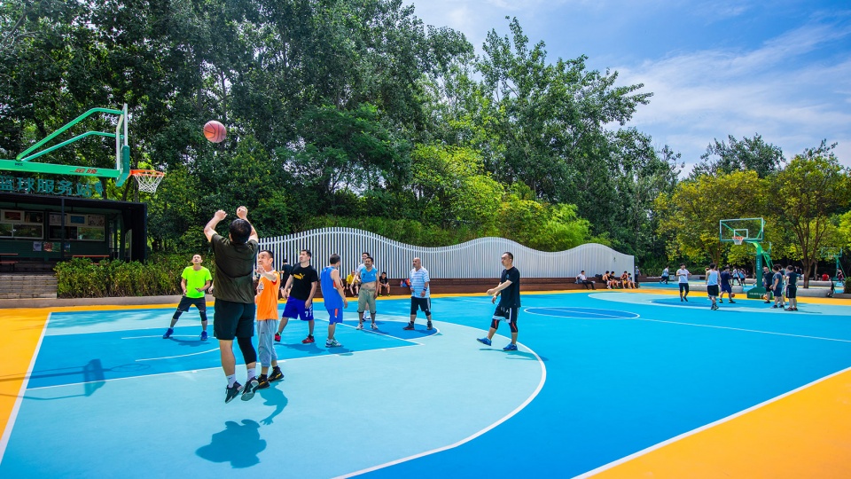 xian city sports park landscape improvement project by china northwest architecture design and research institute