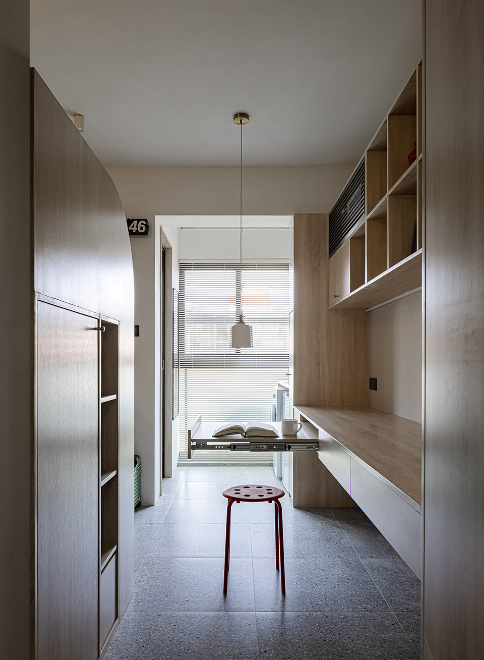 Interior design of a 24 square meters apartment by Wusuo design