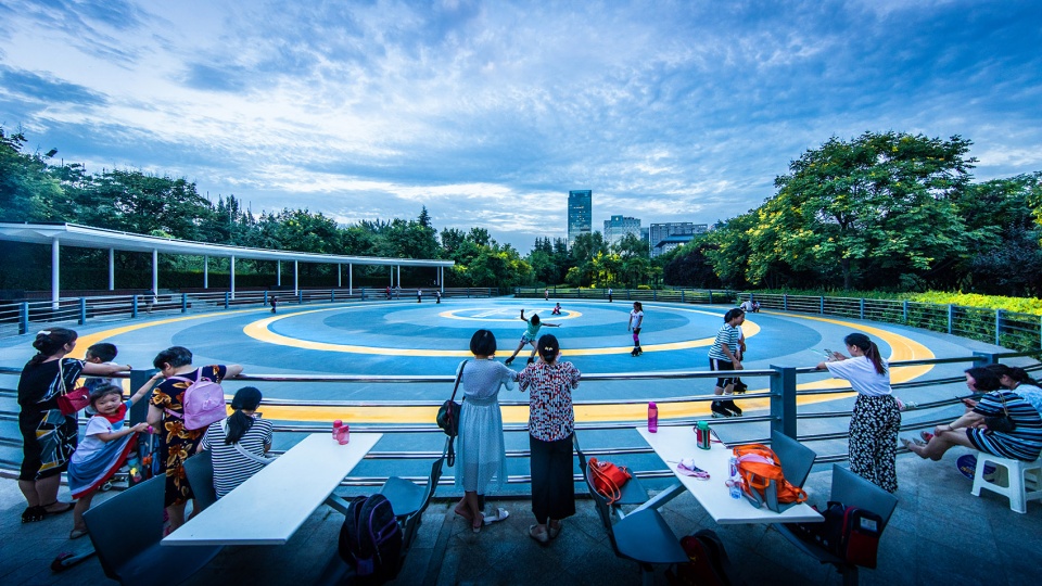 xian city sports park landscape improvement project by china northwest architecture design and research institute
