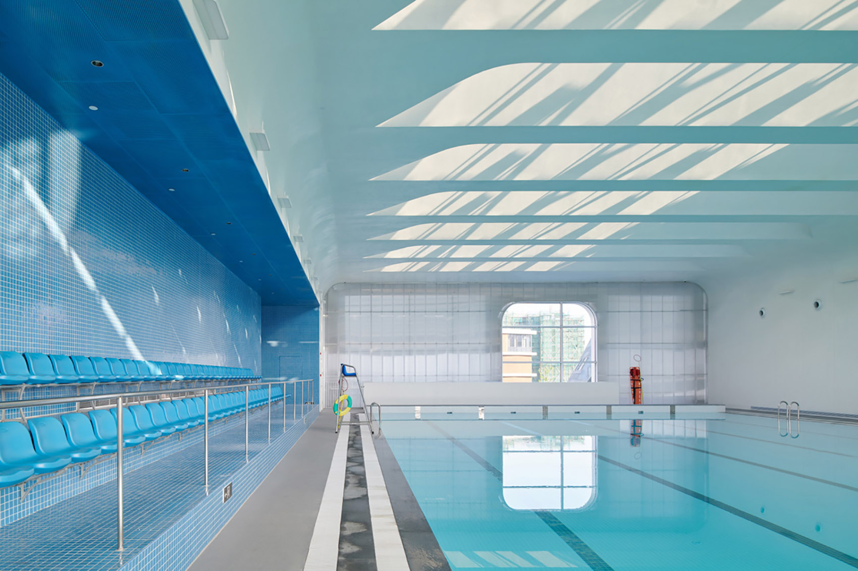 Shanghai Qingpu Pinghe Sports Center China by OPEN Architecture