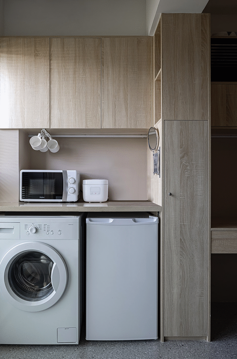 Interior design of a 24 square meters apartment by Wusuo design