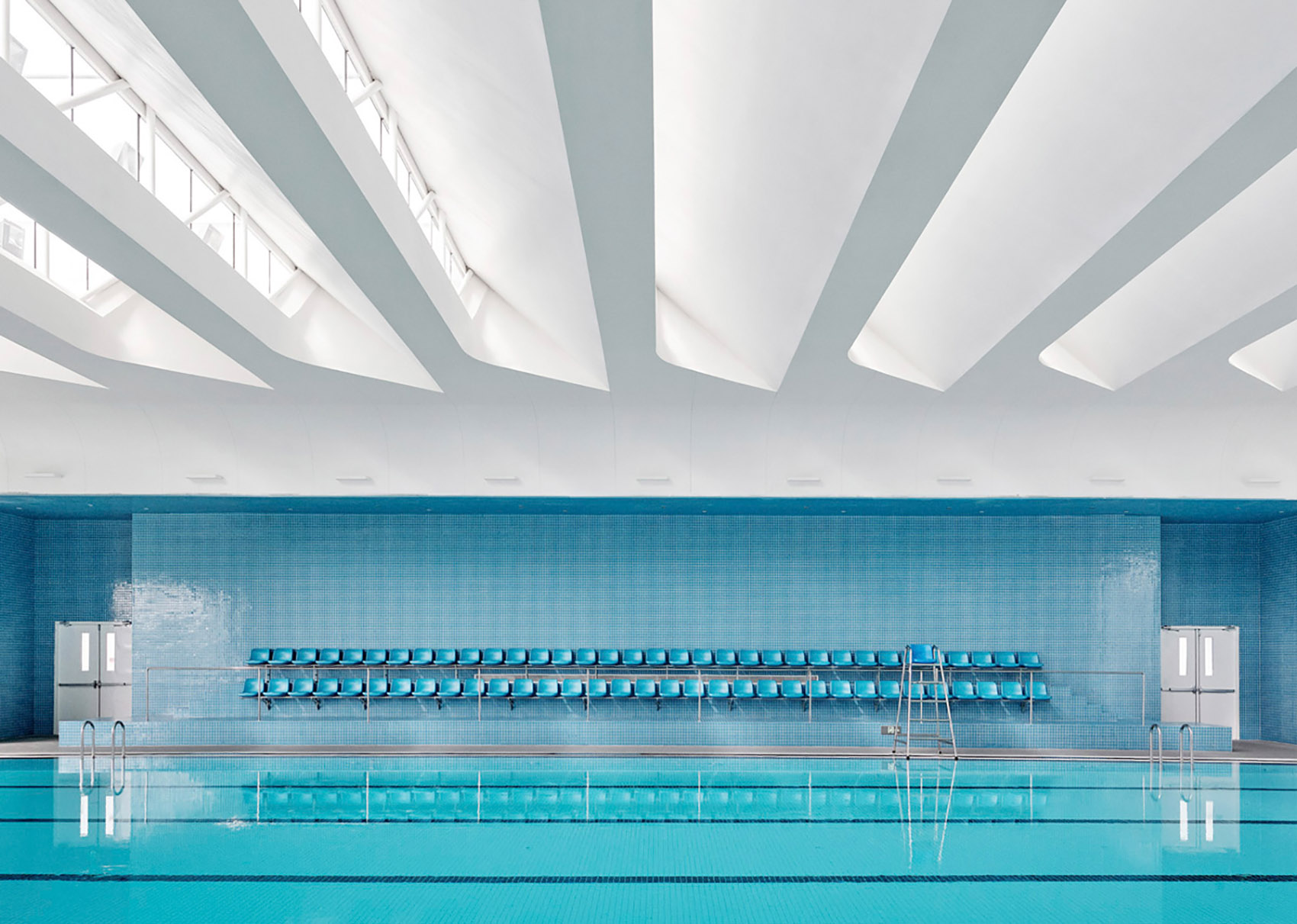Shanghai Qingpu Pinghe Sports Center China by OPEN Architecture