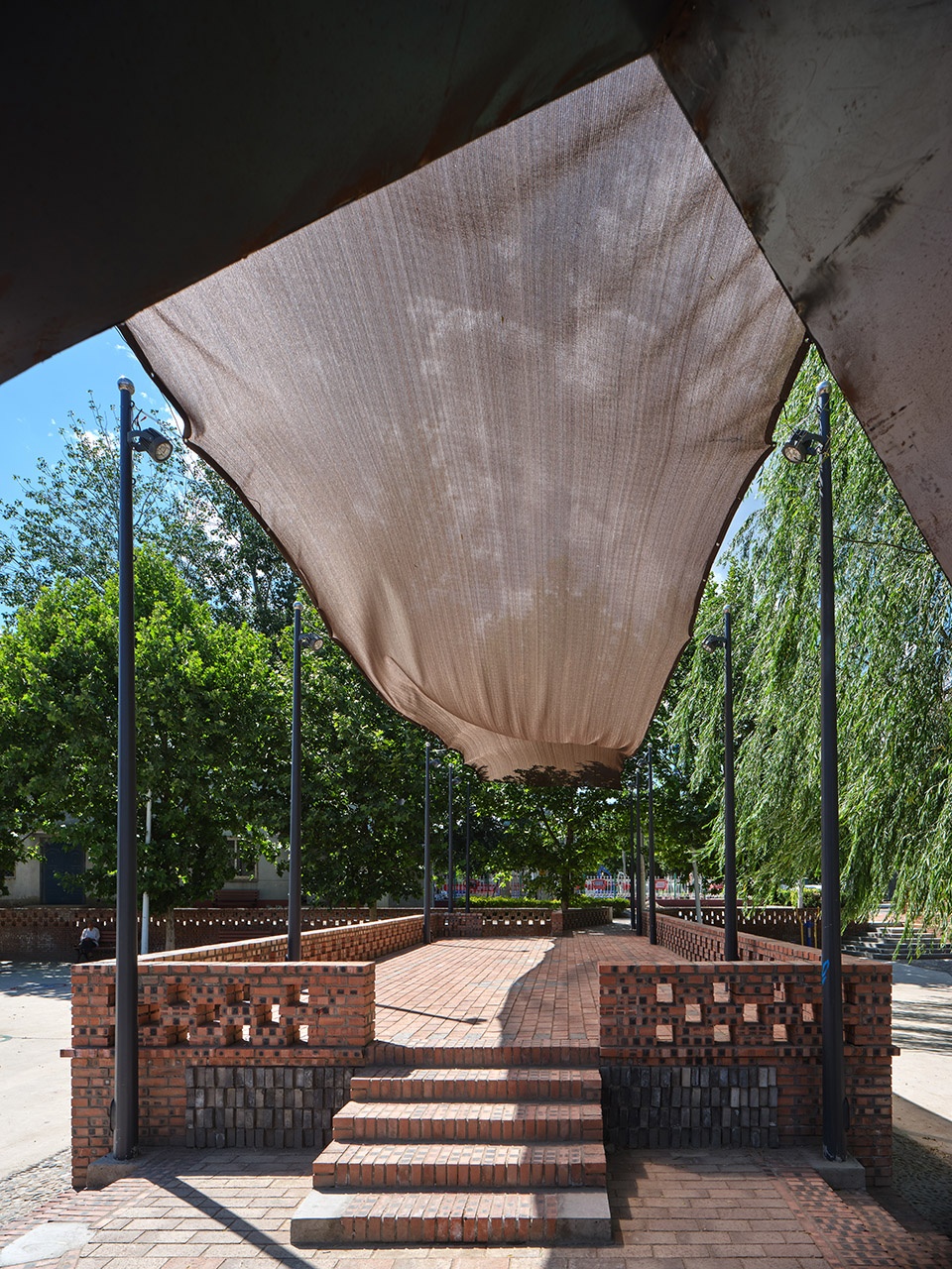 A Public Stage in Gaoliying Yicun Village by RENGARCH KEYWORKS