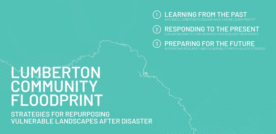 2020 asla research award of honor lumberton community floodprint nc state university coastal dynamics design lab